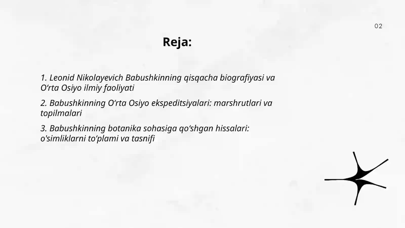 Babushkinning Oʻrta Osiyo tabiatini oʻrganishiga qoʻshgan hissalari 2