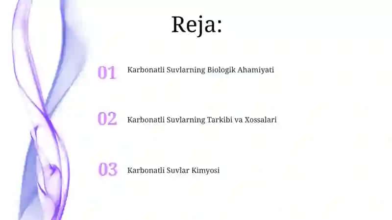 Karbonatli Suvlar Kimyosi va Ularning Biologik Ahamiyati 2