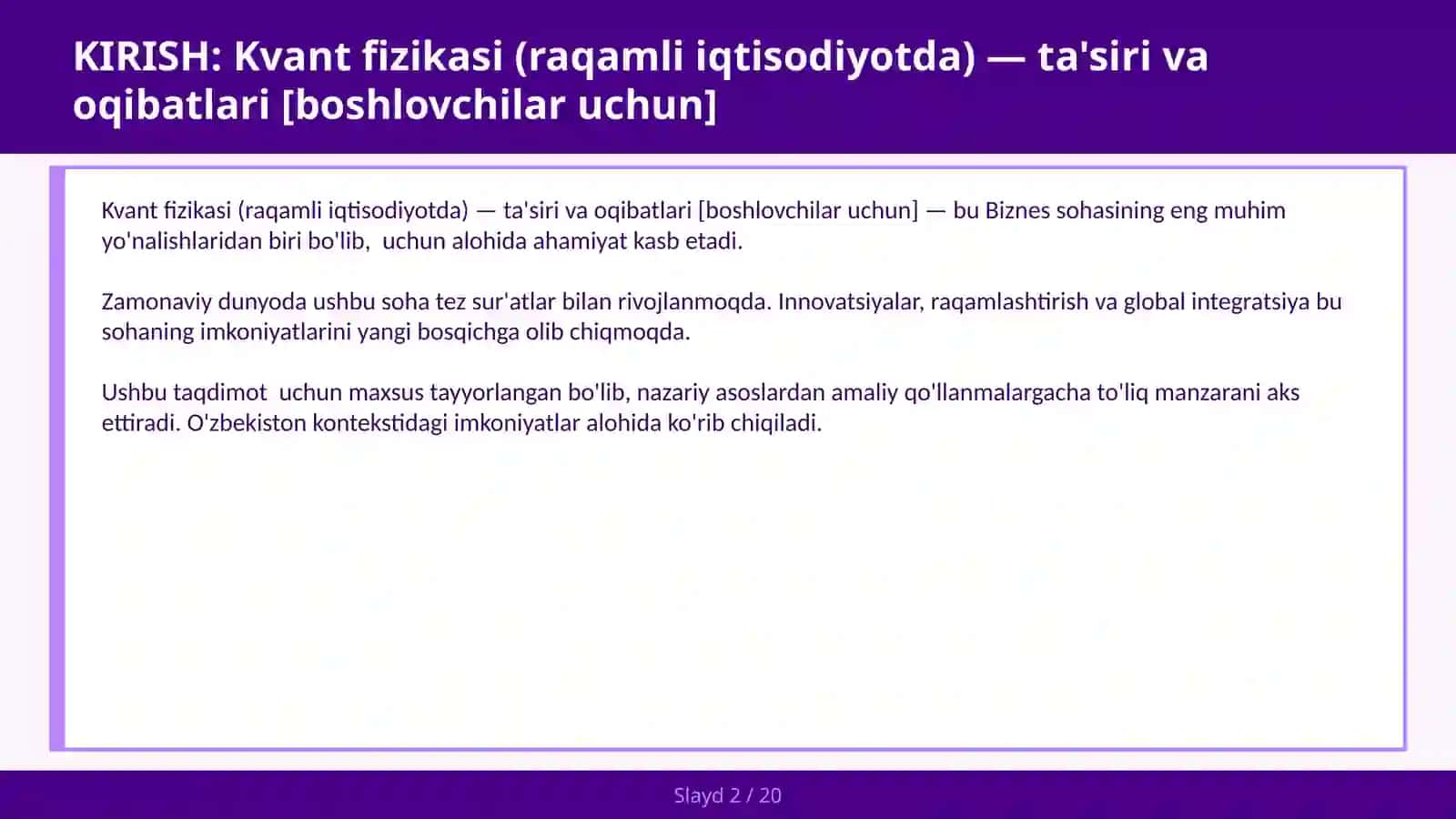 Kvant fizikasi (raqamli iqtisodiyotda) — ta'siri va oqibatlari [boshlovchilar uchun] 2