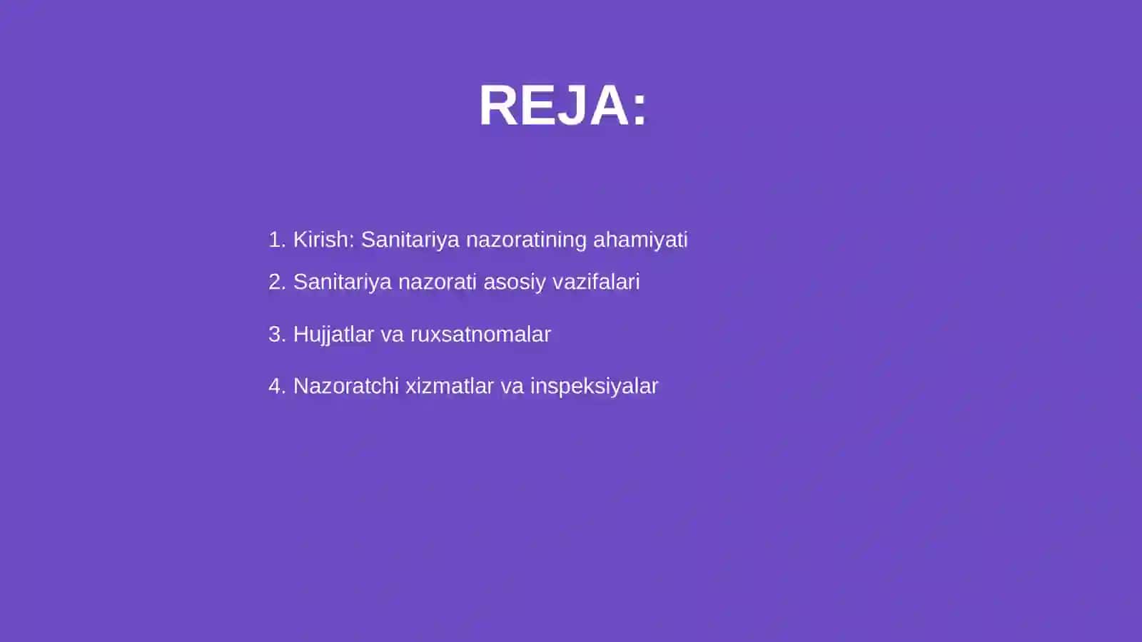 Joriy sanitariya nazorati 2