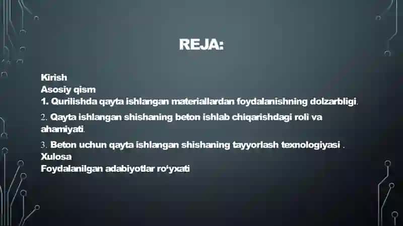 Shishachiqindilariasosidabetonishlabchiqarishvauningekologiyagata'siri 2