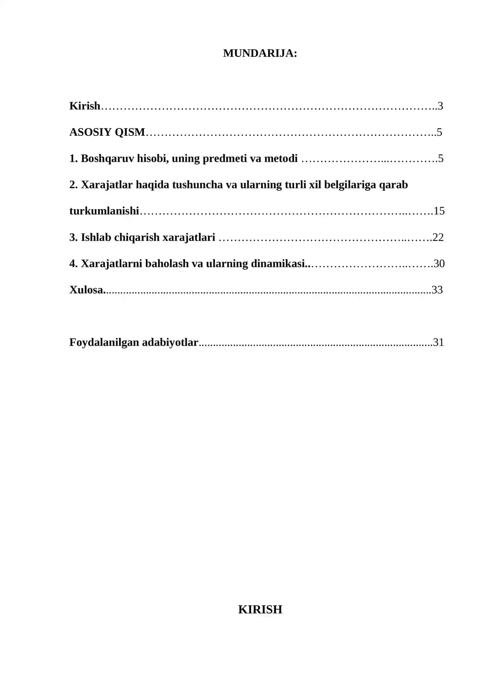 MODDIY XARAJATLAR HISOBI 2