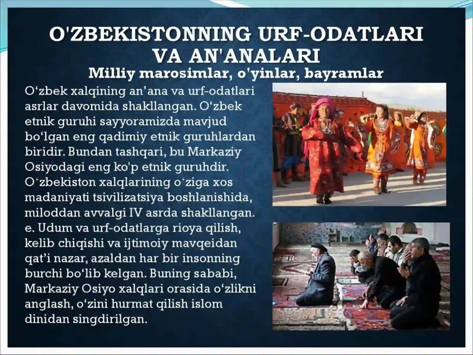 qadriyatlarning oʻrni 2