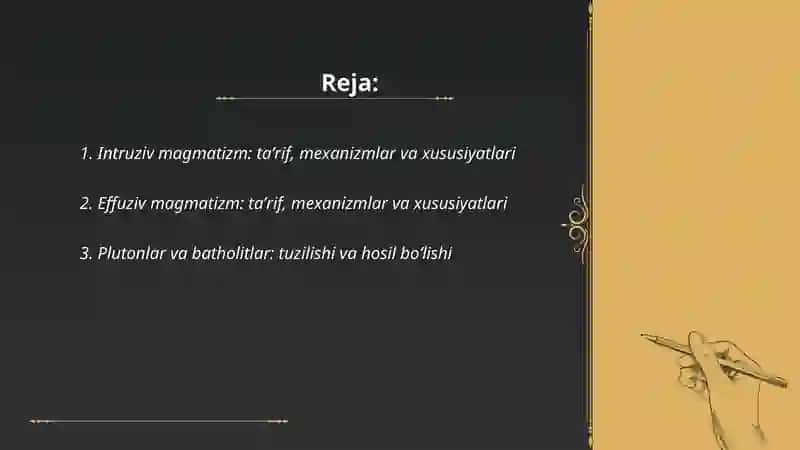 Intruziv magmatizm 2