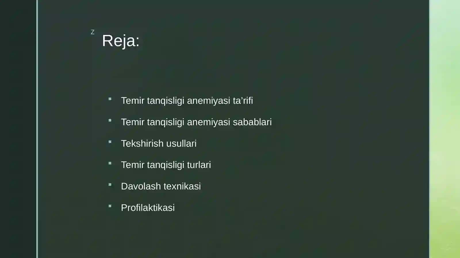 Temir tanqisligi anemiyasi 2