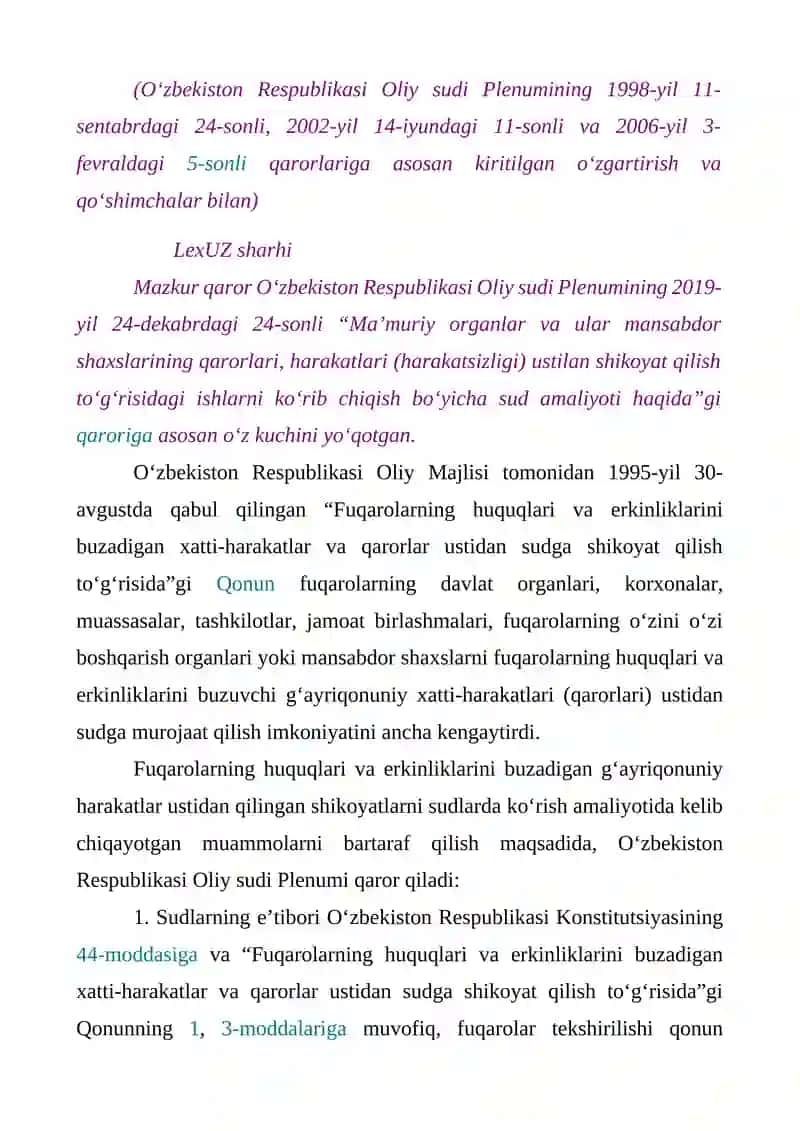 Fuqarolarning Huquq va Erkinliklariga Tajo'zuz Qiladigan Huquqbuzarliklar Uchun Ma'muriy Javobgarlik 2