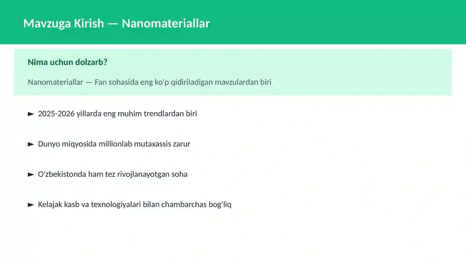 Nanomateriallar 2