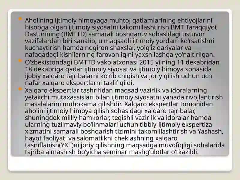 Aholini ijtimoiy himoy qilishning zamonaviy usullari 2