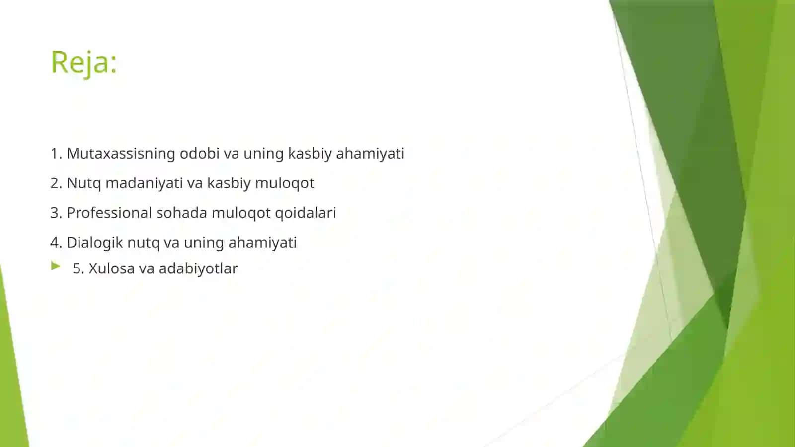 MUTAXASSISNING ODOBI VA NUTQI 2