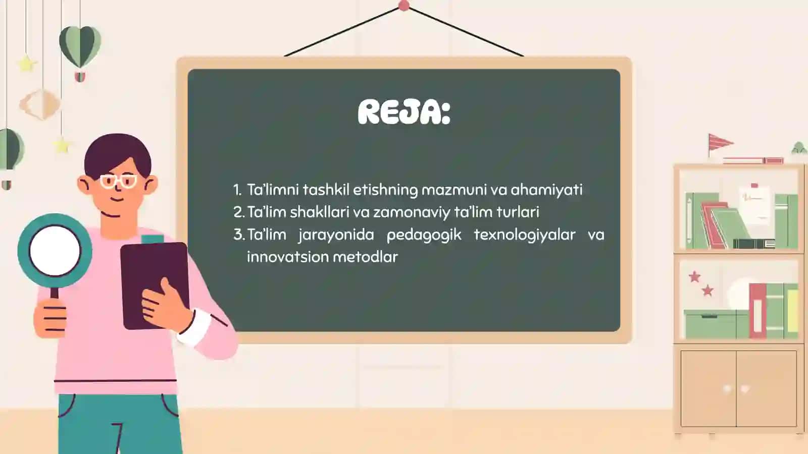Ta’limni tashkil etish va turlari 2