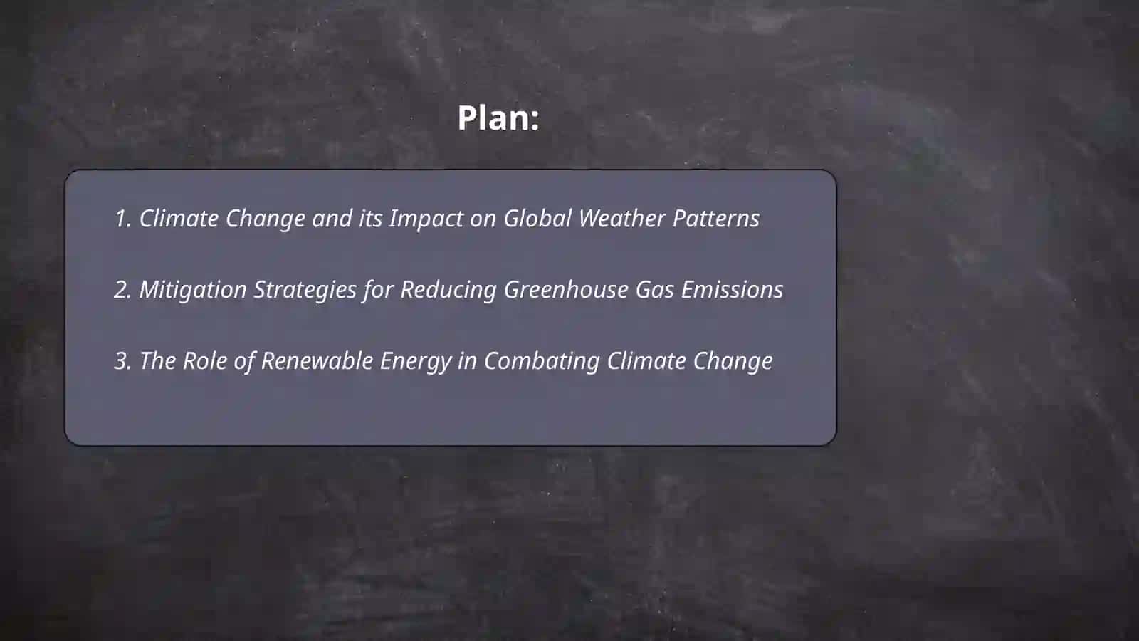 Global environmental issues 2