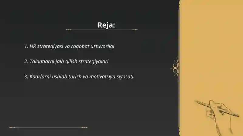 HR strategiyasi 2