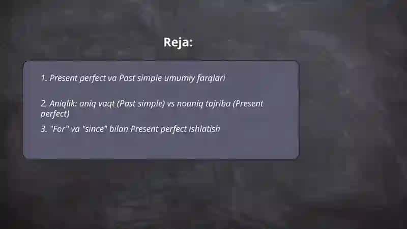 Present perfect vs Past simple 2