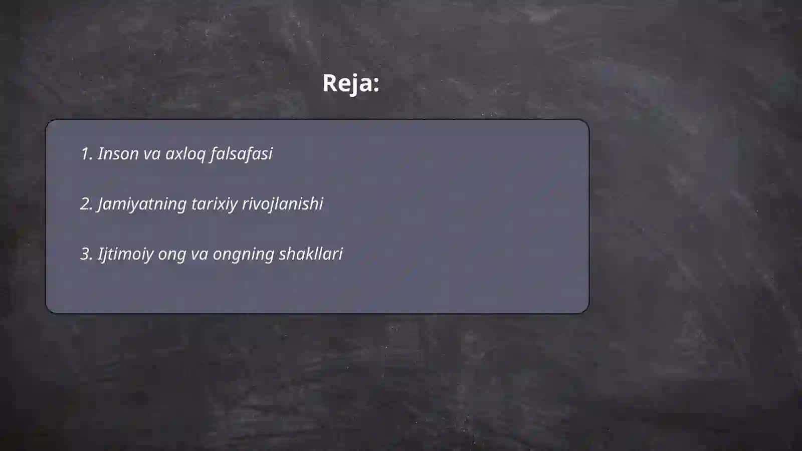 Inson va axloq falsafasi 2
