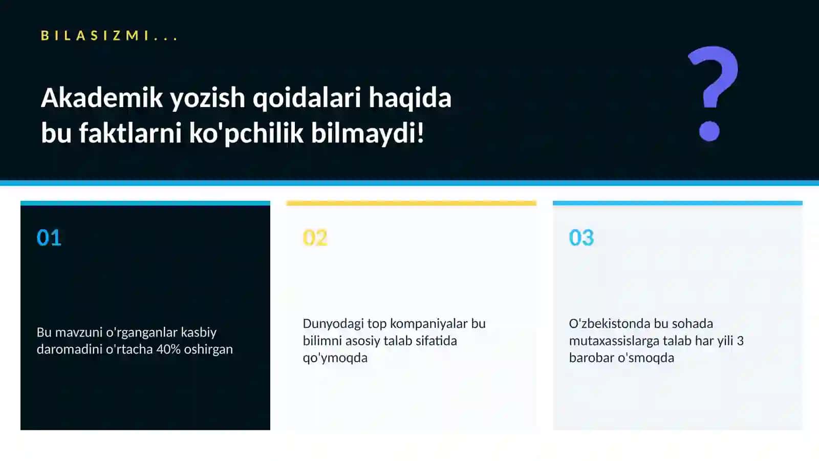 Akademik yozish qoidalari 2