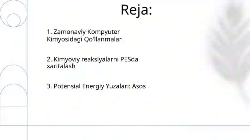 Zamonaviy Kompyuter Kimyosidagi Qo'llanmalar 2