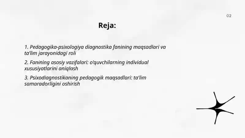Pedagogika-psixologiya diagnostika fanining maqsad va vazifalari 2