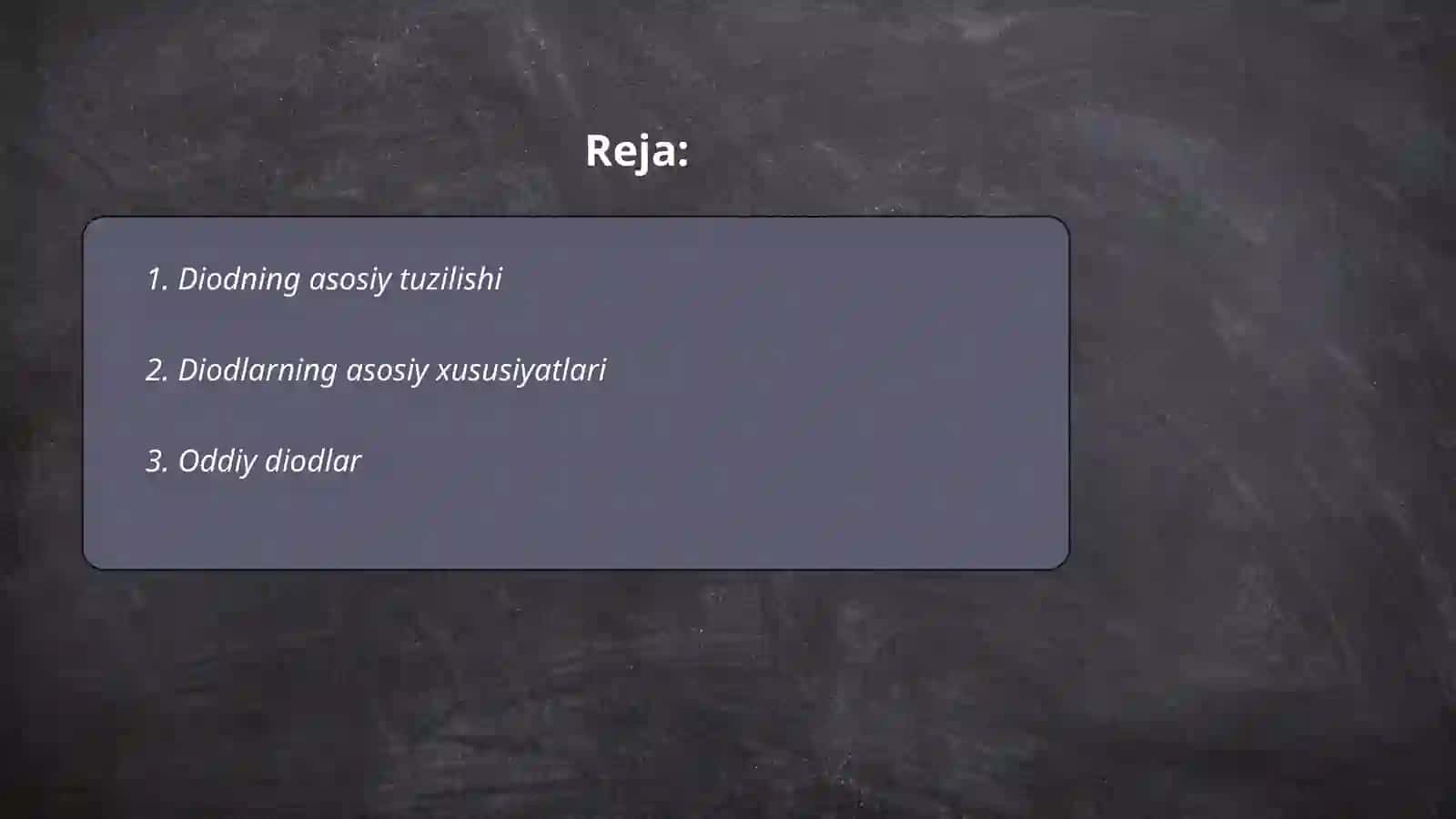 Diodlar va uning turlari 2