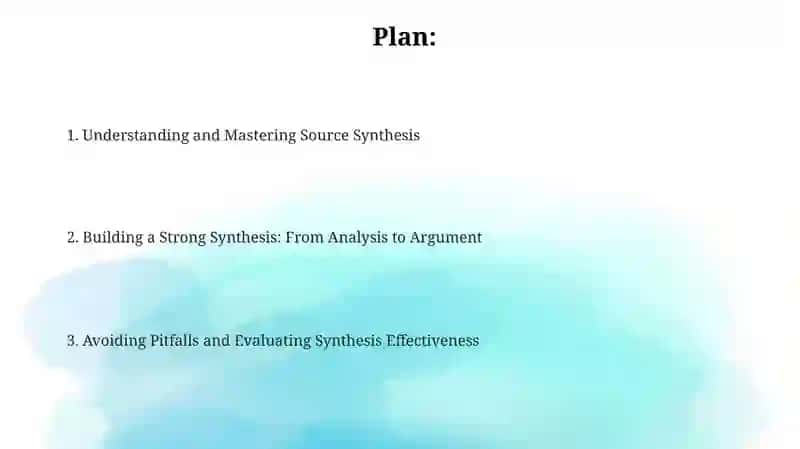 Synthesizing Sources 2