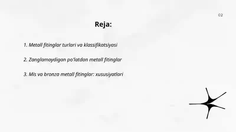 Metall Fitinglar 2