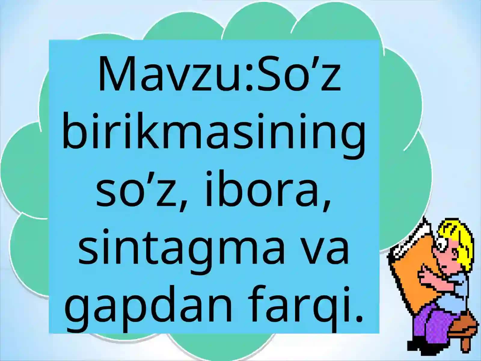 So’z birikmasining turlari va farzi 2