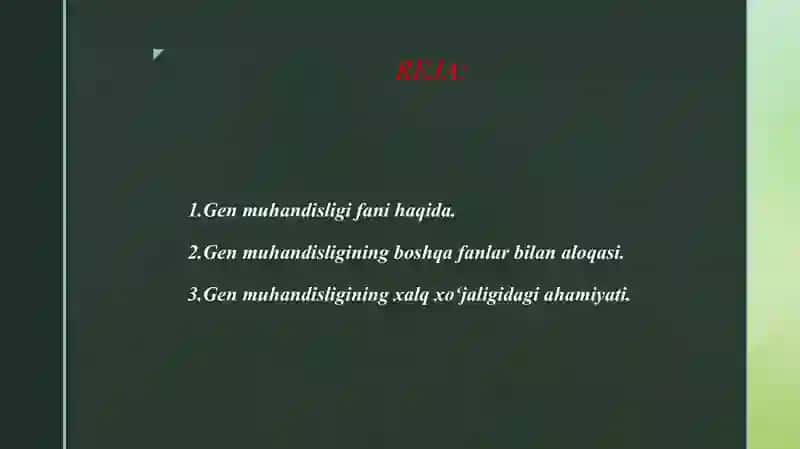 GEN MUHANDISLIGI 2