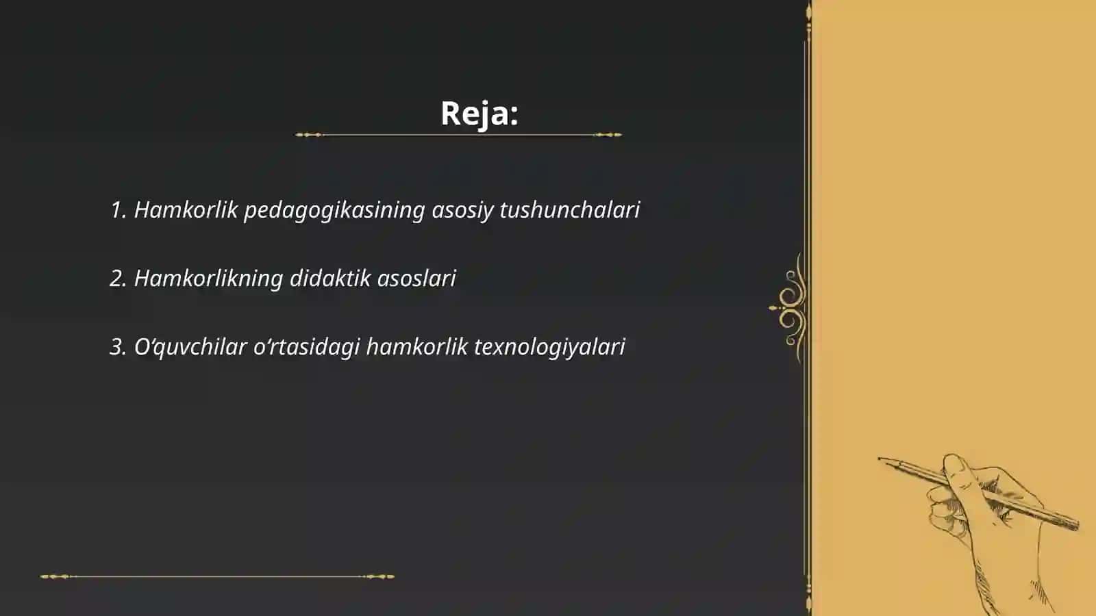 Hamkorlik pedagogikasining kontseptual g'oyalari 2