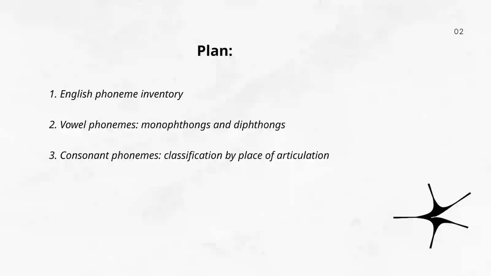 Speech sounds and phonemes 2