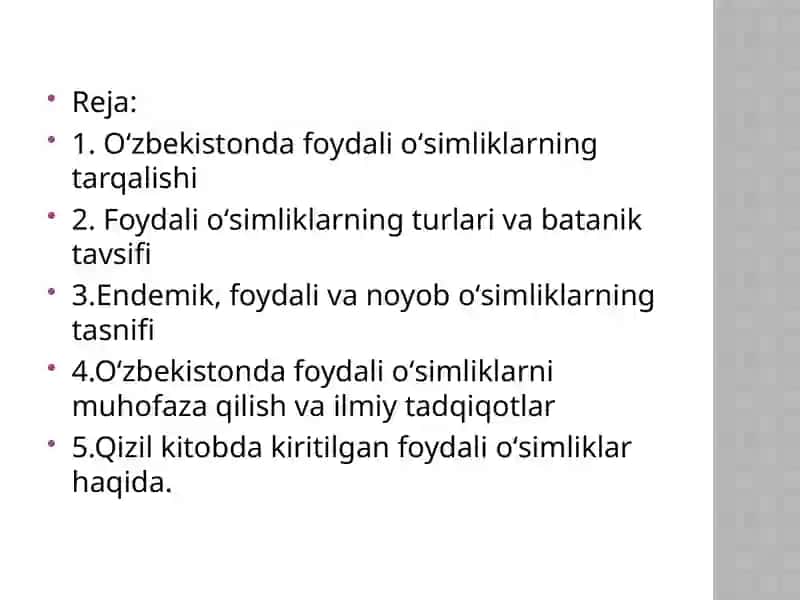 Foydali o’simliklar 2
