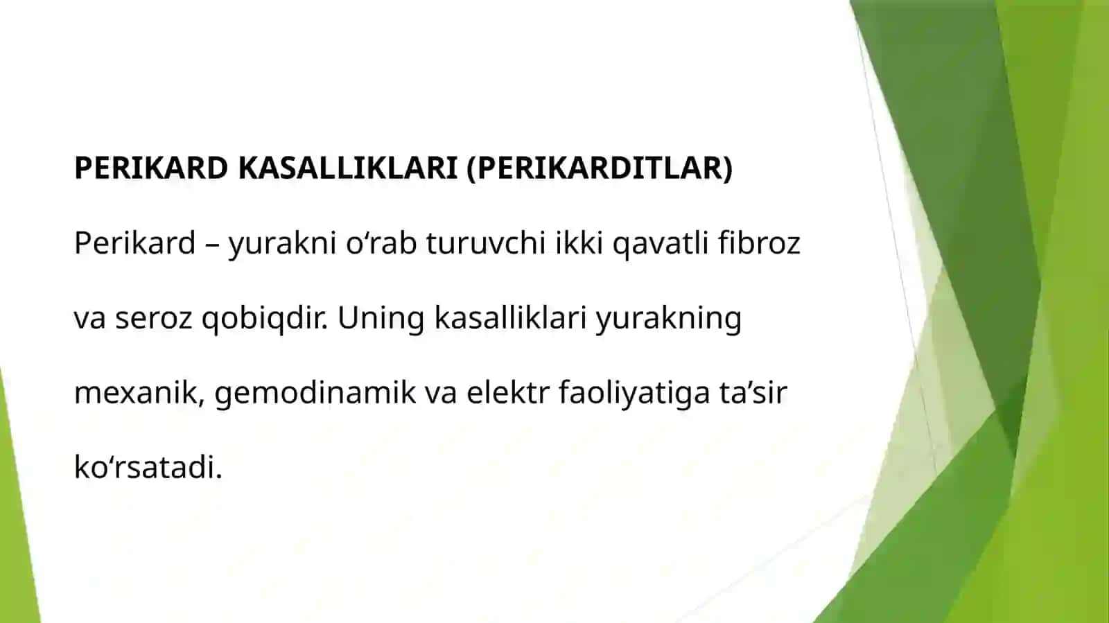 PERIKARD KASALLIKLARI 2