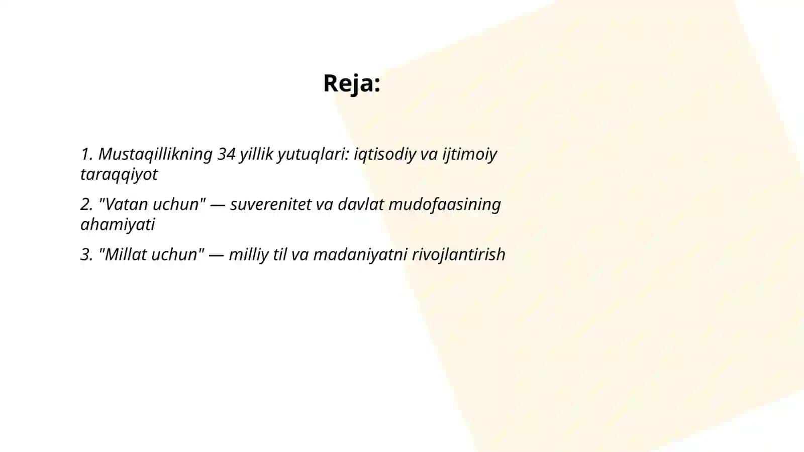 Mustaqillikning 34 yillik yutuqlari: iqtisodiy va ijtimoiy taraqqiyot 2