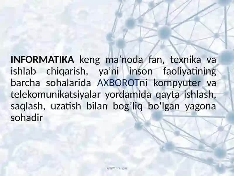 AXBOROT VA JAMIYAT 2