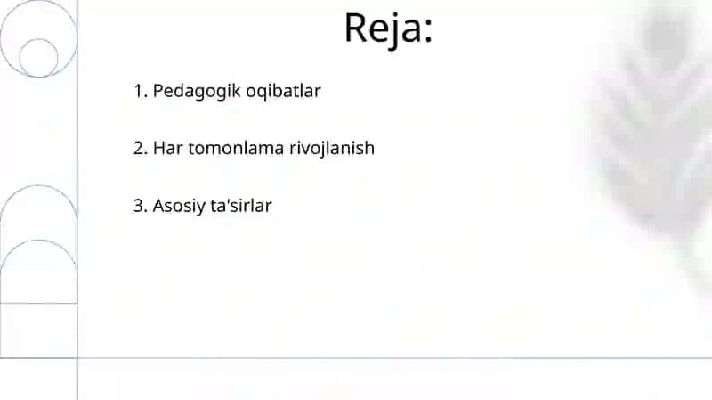 Pedagogik jarayonda tarbiyaning mohiyati 2