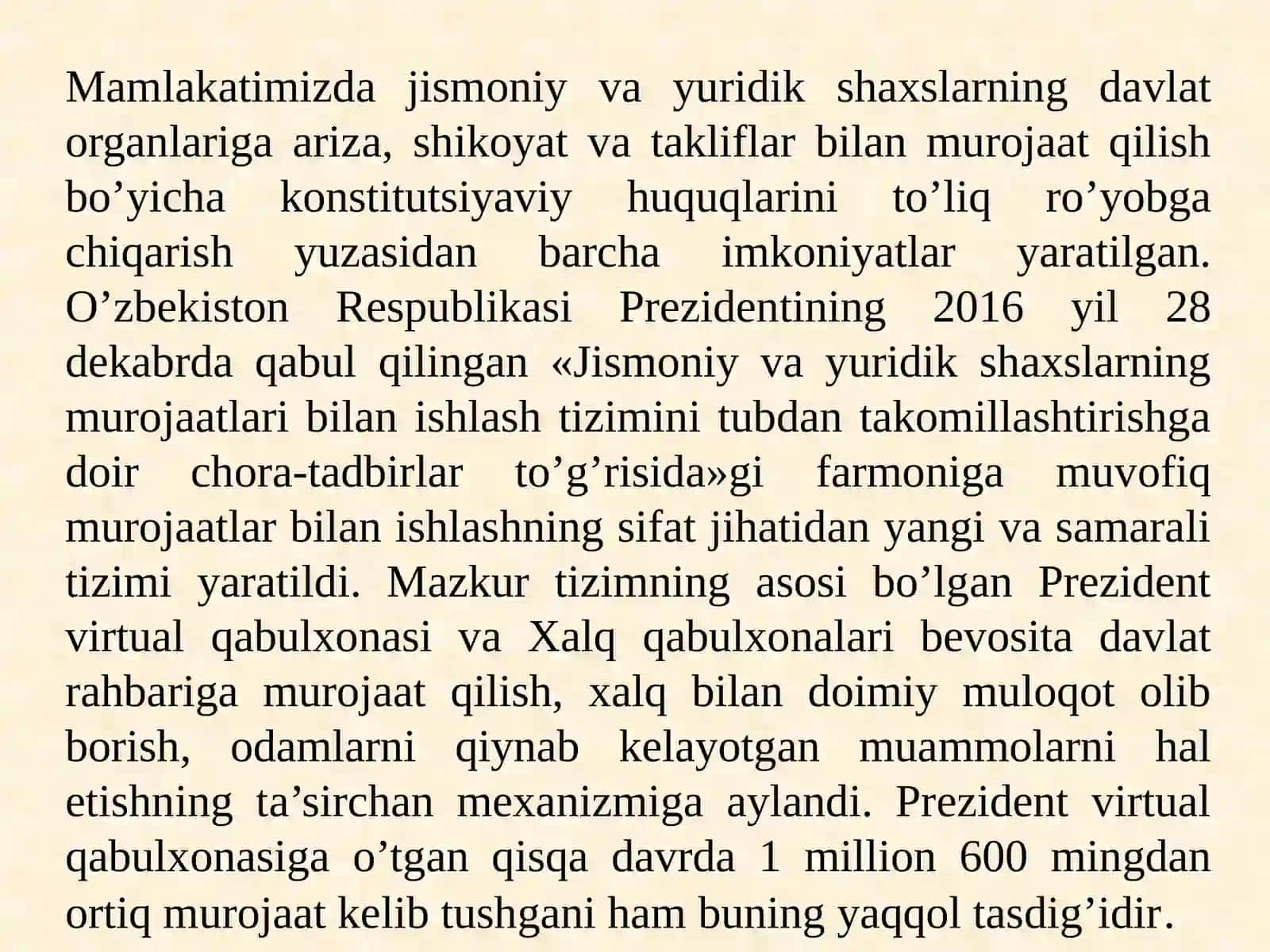 11-mavzu.YangiO‘zbekistondaxalqchilvainsonparvardavlatqurishningijtimoiy-siyosiyahamiyati 2
