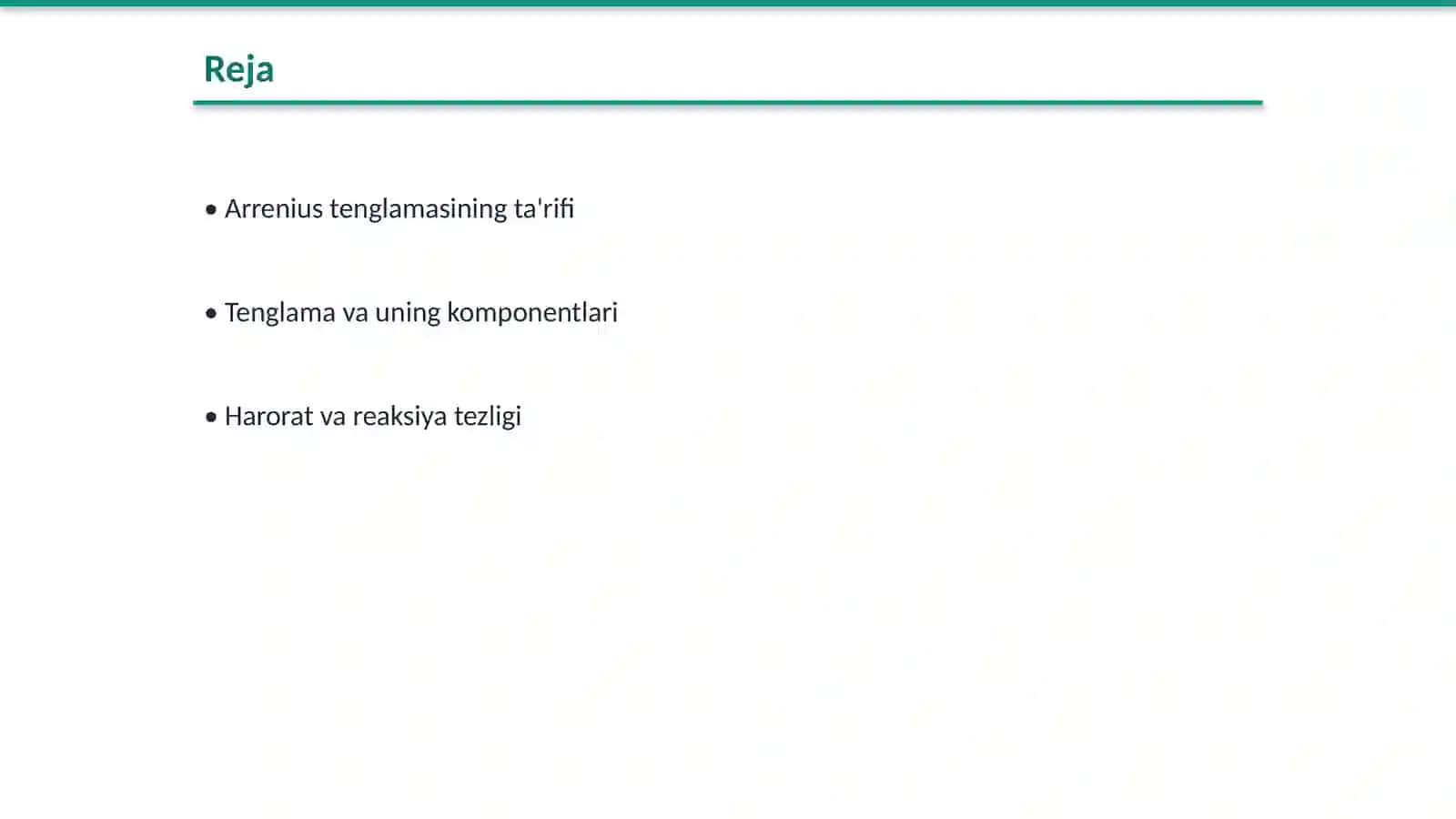 Arrenius tenglamasi va uning fizik mazmuni 2