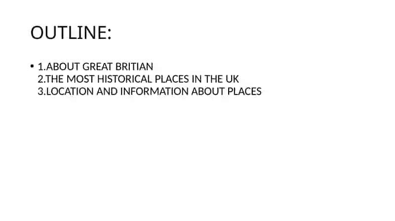 Historical places in Britian 2