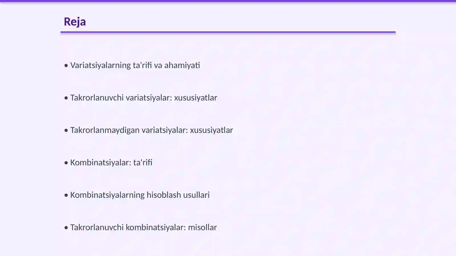 Ehtimollar nazariyasi 2