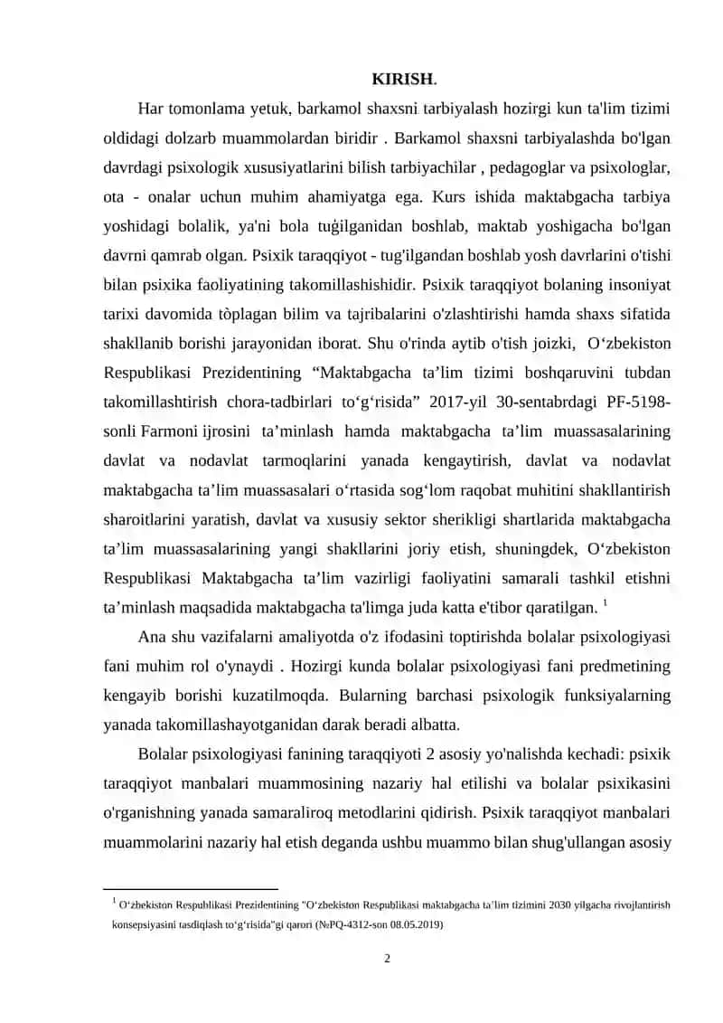 Yuksak Psixik Funksiyalarning Tarkib Topishi va Tuzulishi 2