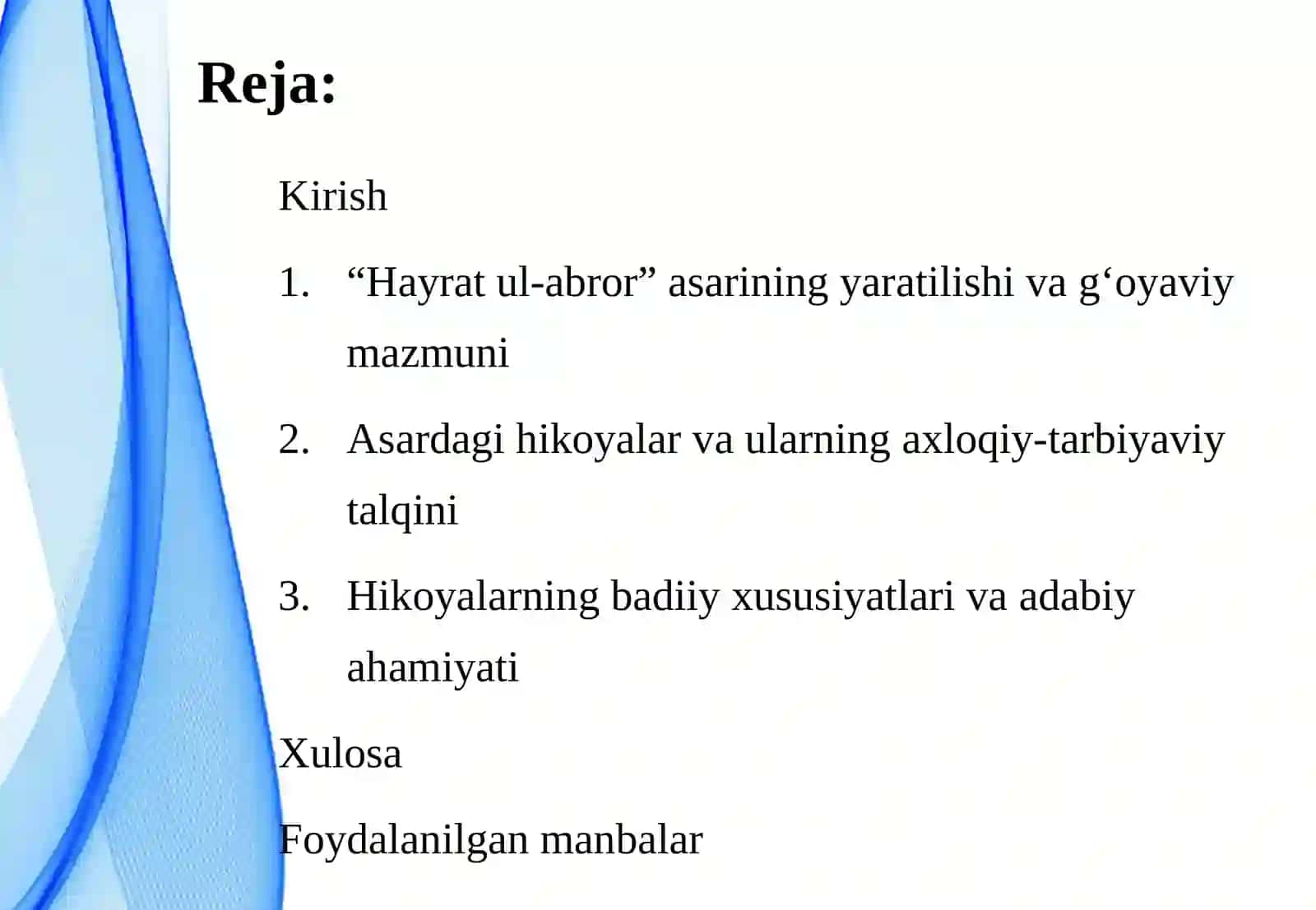 Hayratul-abror asaridagi hikoyalarni tahlili 2