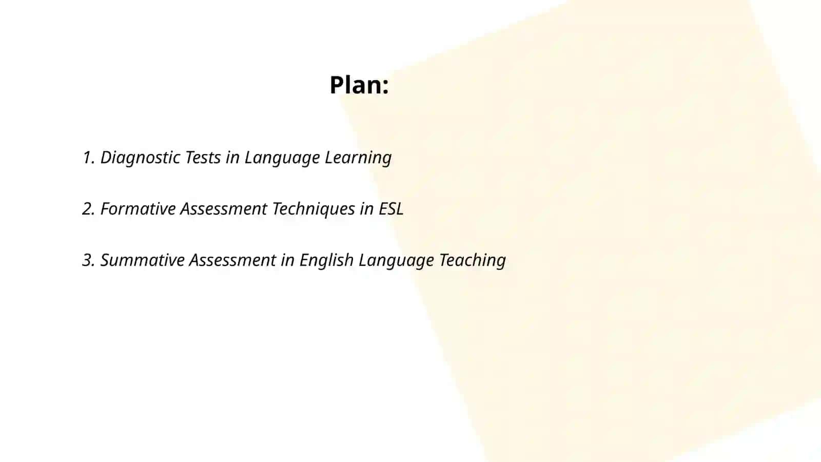 Diagnostic Tests in Language Learning 2