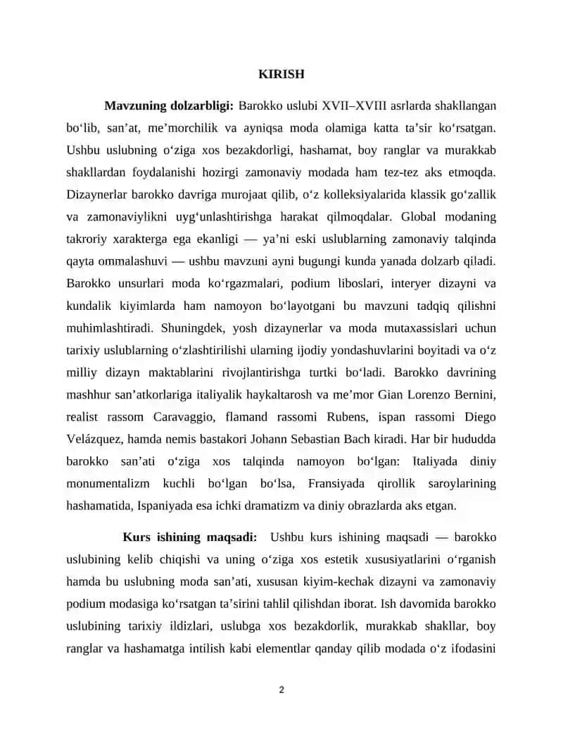 Barokko uslubi 2