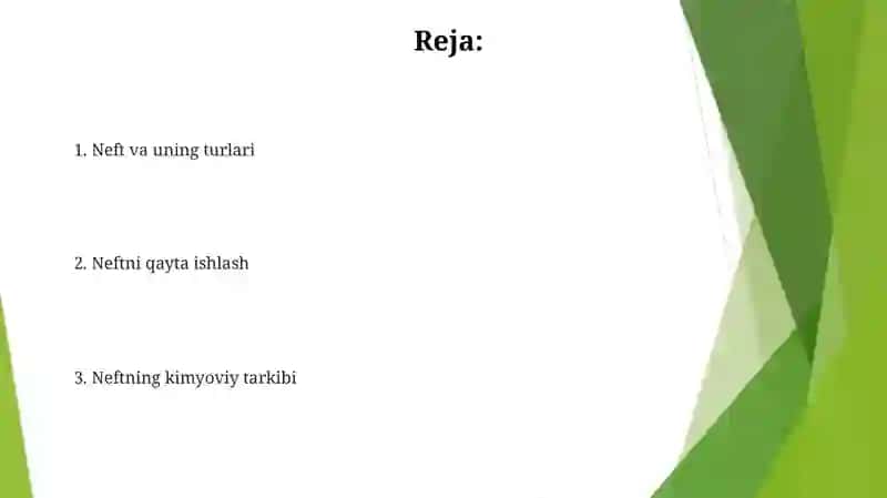 Neftni qayta ishlash 2