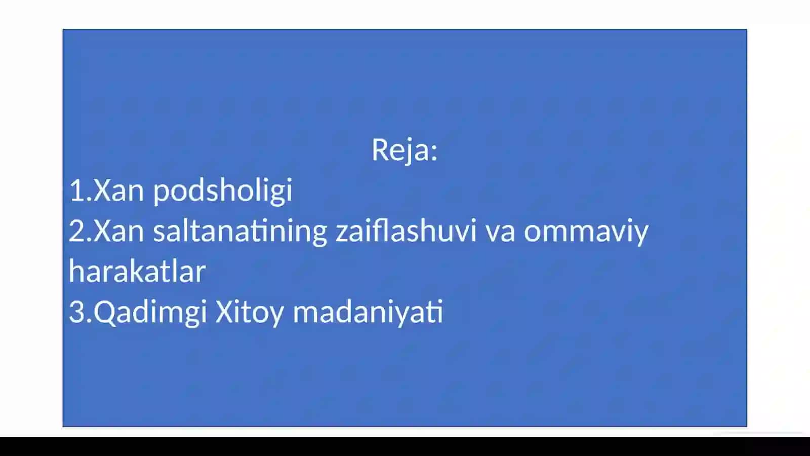 Xan podsholigi 2