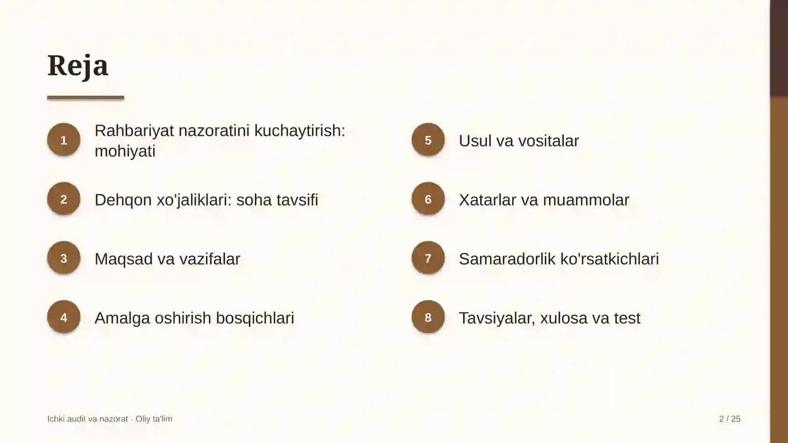 dehqon xo'jaliklarida rahbariyat nazoratini kuchaytirish 2217 2