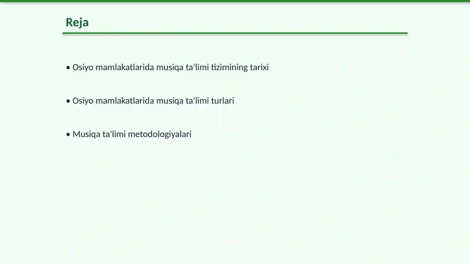 Osiyo mamlakatlarida musiqa ta'limi tizimi 2