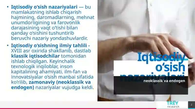 Iqtisodiyo‘sish nazariyalari: klassik va zamonaviy o‘shuvlar 2