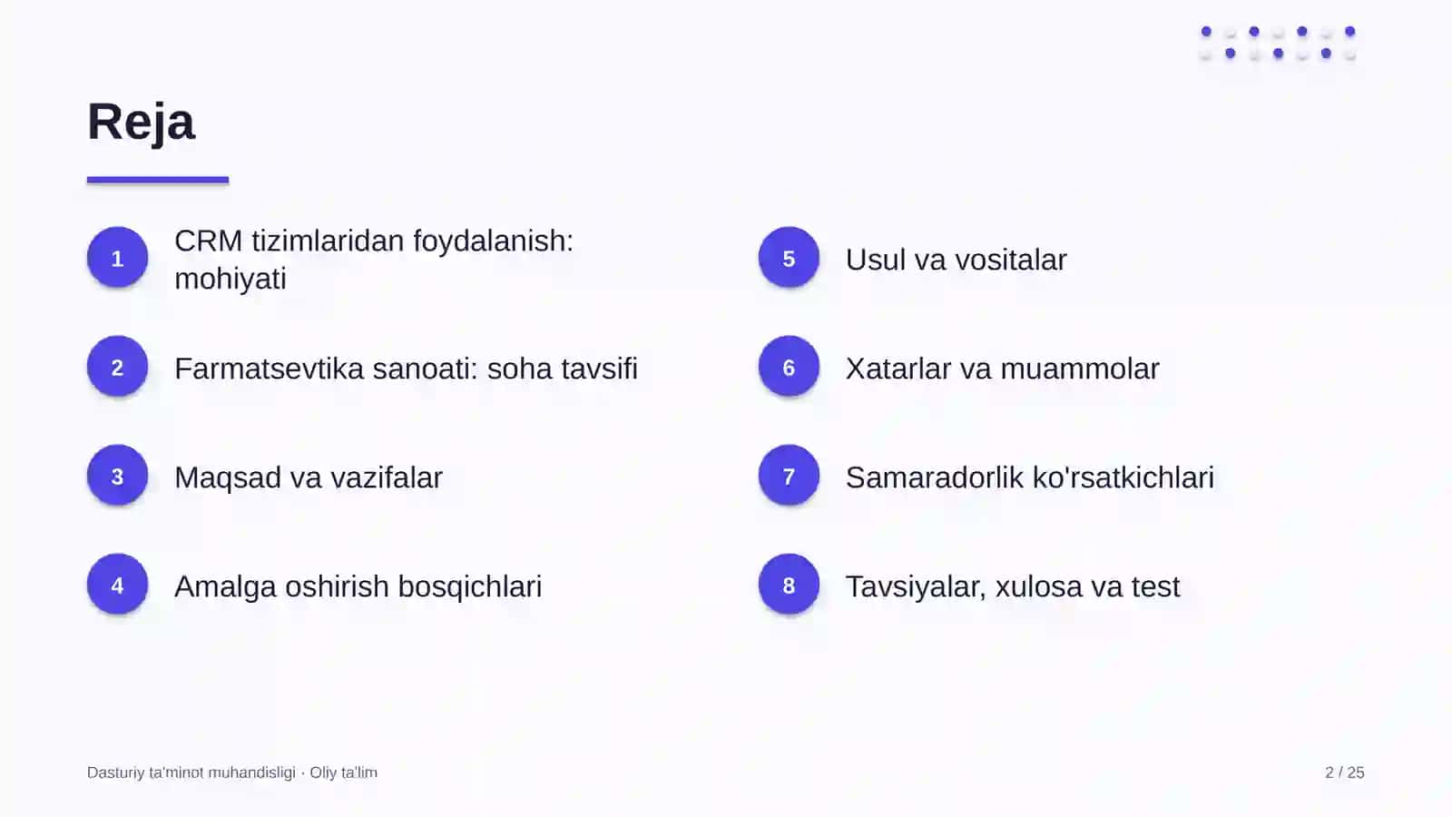 Farmatsevtika sanoatida CRM tizimlaridan foydalanish 2