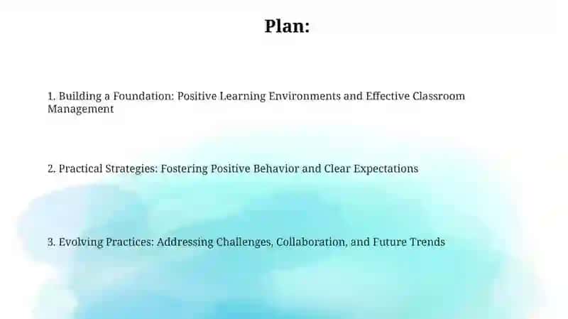 Creating a Positive Learning Environment: Foundations & Importance 2