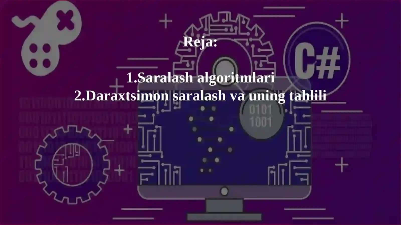 DARAXTSIMON SARALASH VA UNINGTAHLILI MAVZUSIDAGI 2