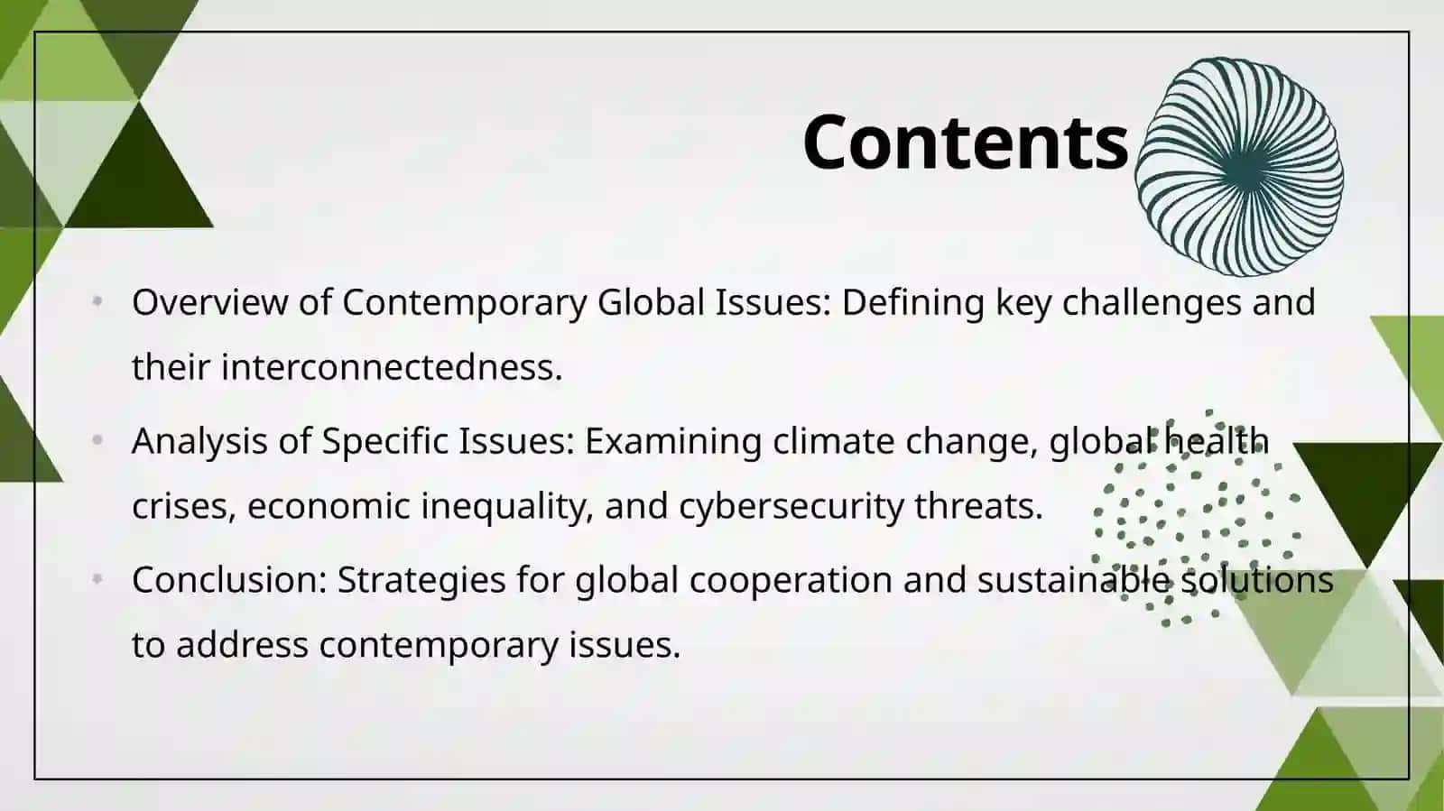Contemporary global issues 2